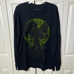 Sleep Token Shirt Black Green XL Long Sleeve